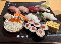 【中野坂上グルメ】中野坂上駅の地上出口から至近　赤酢のシャリの贅沢な鮨ランチ！「鮨たじま」