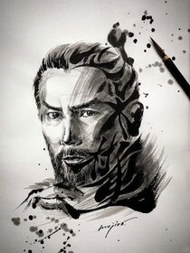 人気のデザイン書道家・文字郎さん作成！　映画『黒牢城』の“文字絵”がカッコいい
