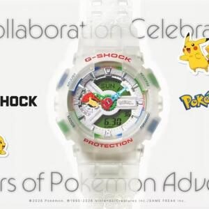 ポケモン30周年を記念したG-SHOCKコラボモデル「GA-110PKM-7AJR」の抽選予約販売に申込殺到