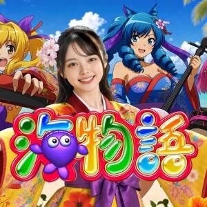 パチンコ『海物語』シリーズの最新CMに登場した「海老塚のあ」というAIキャラクター