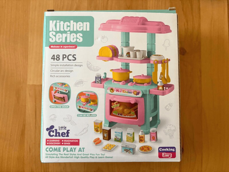 Temu「ミニプレイハウスキッチンセット」レビュー