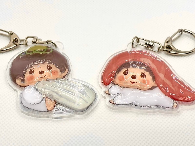 ガチャガチャ「お寿司もんちっち ぷっくりアクリルキーホルダー」