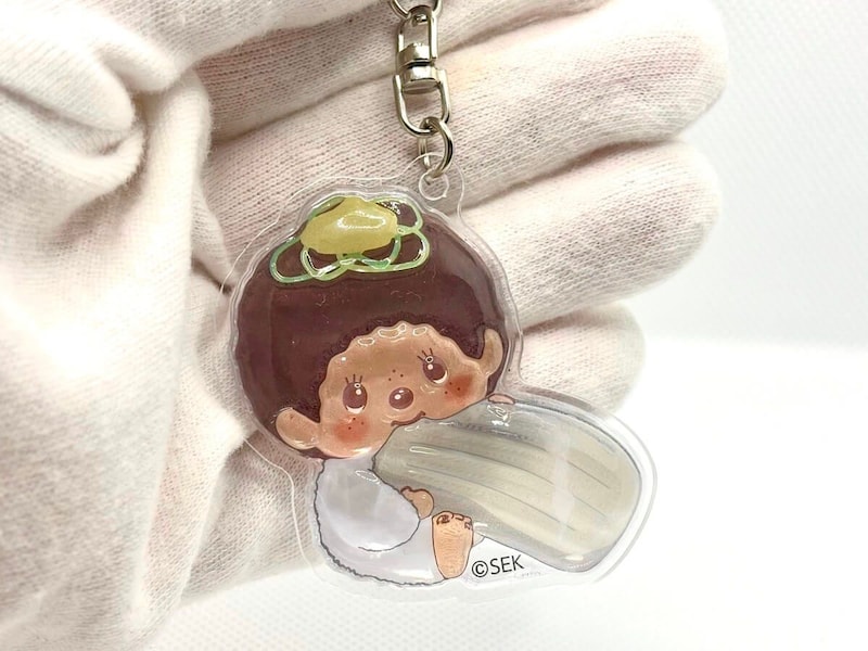ガチャガチャ「お寿司もんちっち ぷっくりアクリルキーホルダー」