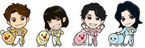 「太鼓の達人」と4人組男性歌謡コーラス・グループ「モナキ」のコラボ企画「モナキの達人」が始動