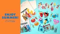 セサミストリートマーケット、「ENJOY SUMMER!」夏にぴったりのカラフルでビビッドなアイテムが新登場