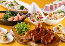 ランチビュッフェで秋のごちそうを味わう