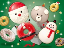 【クリスピー・クリーム・ドーナツ】遊び心いっぱいのホリデーシーズン限定ドーナツが登場限定プレート付きのセットも予約受付中。