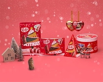 クリスマスに配っても飾っても可愛い「キットカット ホリデイサンタ」、2025年は全5種が登場