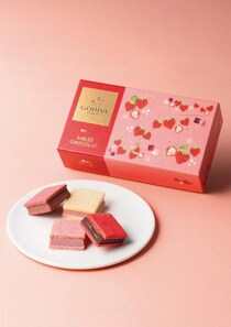ゴディバのバレンタイン限定スイーツが1月8日から順次登場。濃厚なチョコレートや苺フレーバーはギフトにもぴったり♡