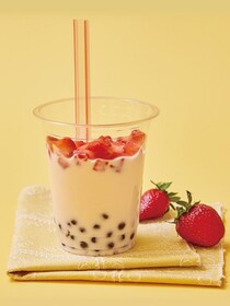 先着でブランドイチゴ「とちあいか」を無料トッピング！崎陽軒 横浜赤レンガ倉庫店で限定タピオカドリンク販売中。