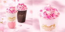 【リンツ】季節限定「SAKURAショコラドリンク」販売スタート！花びらチョコが舞う、可愛すぎるドリンクは見逃せない♡