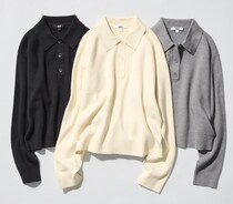 「最近これしか着てない」「出社コーデに最適」春先まで大活躍するユニクロのポロセーターがSNSで話題。