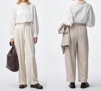 【GU】ブラウス＆パンツは1000円台！春のきれいめアイテム3選《3月12日まで特別価格》