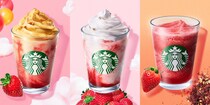 【スタバ】さっそく「かなり美味しい」との声も！春のストロベリービバレッジ3種が登場。