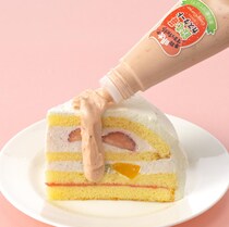 【銀座コージーコーナー】まるで"明太マヨ"な「飲む苺カスタード」販売中！つぶつぶ食感までリアルに再現。