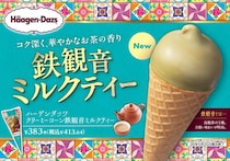 【セブン限定】濃厚なお茶の香りと味わい。ハーゲンダッツ「クリーミーコーン 鉄観音ミルクティー」は人気でそう。