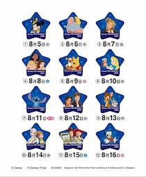 【日本橋三越】ディズニーやピクサーなどのスターキャラが集結。アプリ会員は日替わりステッカーをゲットするチャンスあり。