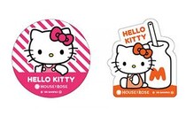 【数量限定】ハウス オブ ローゼとハローキティが初コラボ。2500円以上の購入でオリジナルステッカーもらえるよ！