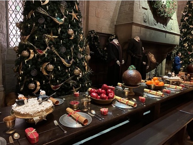 思わずよだれが…!長机いっぱいにごちそうがズラリ