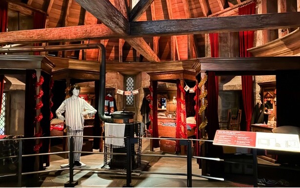 寝室ではネビル・ロングボトムがダンスの練習中!