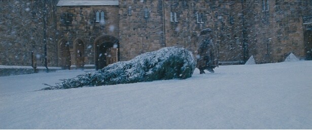 クリスマス休暇に残る生徒たちのために、先生たちは奮闘(『ハリー・ポッターと賢者の石』)