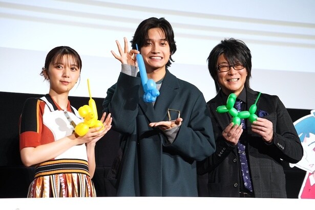 佐野晶哉、上白石萌歌からの「騙されました」との告白にニヤリ！『トリツカレ男』公開記念舞台挨拶でアフレコ裏話を披露