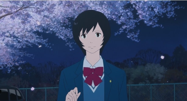 渋天街から渋谷に戻った九太が出会ったのが、女子高生の楓だった(『バケモノの子』)
