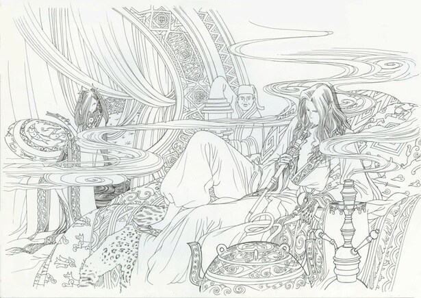 前田真宏自ら作画を担当した『巌窟王』漫画原稿