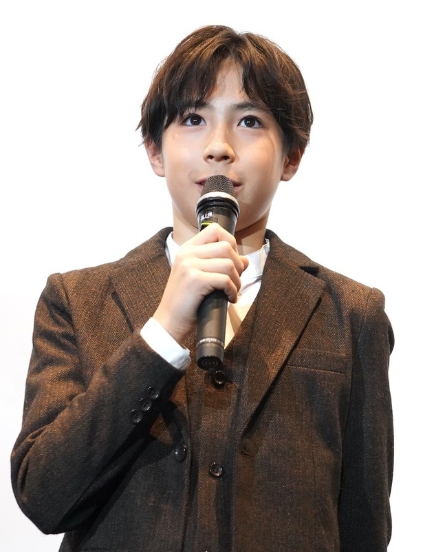 目の見えない少年、幸太を演じた尾上眞秀