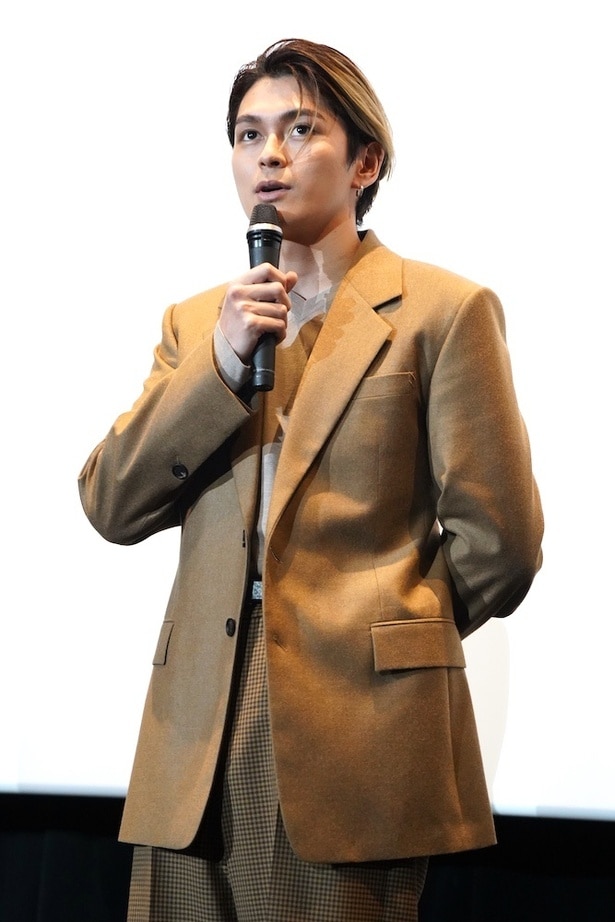 舘演じる”おじさん”が出会う目の見えない幸太の青年期を演じる眞栄田郷敦