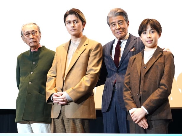 舘ひろし、眞栄田郷敦もその活力に圧倒！『港のひかり』公開御礼舞台挨拶で名キャメラマン・木村大作が撮影裏話を包み隠さず披露