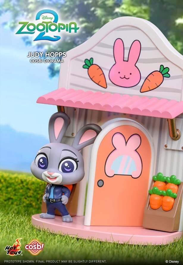 【写真を見る】うさぎのジュディら「ズートピア」のアニマルたちがフィギュアに!(「【コスビ】『ズートピア2』ジオラマ・コレクション」)