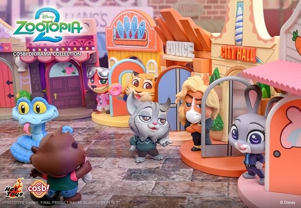 劇中シーンも再現!『ズートピア2』のかわいらしいアニマルたちがデフォルメフィギュアで大集合