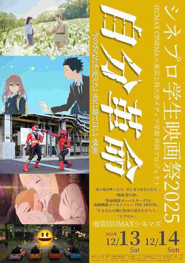 学生主導企画「シネプロ学生映画祭2025」開催!ゲスト登壇イベントや入場特典あり