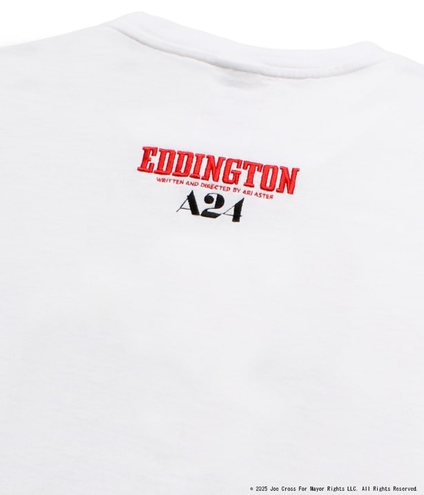 『エディントンへようこそ』のロゴとA24のロゴがデザインされている