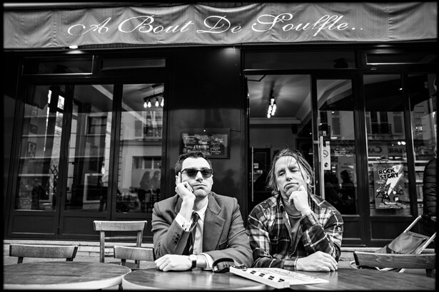 【写真を見る】リンクレイターとゴダール役のギヨーム・マルベックをとらえたメイキング写真と共に海外予告が解禁となった