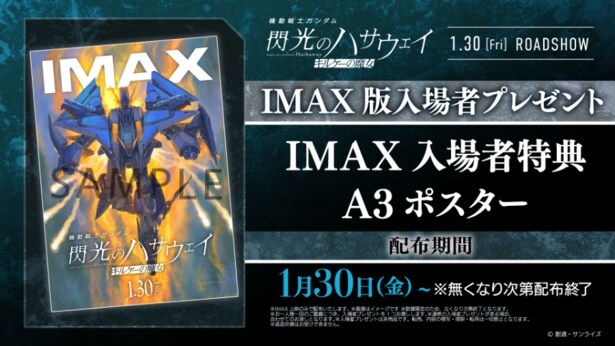 【写真を見る】IMAX入場者特典A3ポスターの配布も決定！