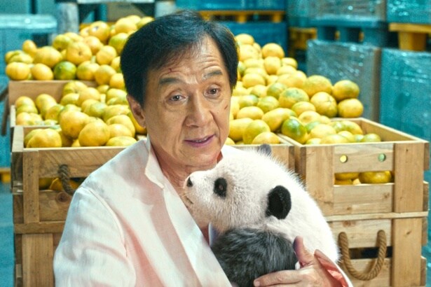 劇中同様、実際にパンダの里親をしているジャッキー