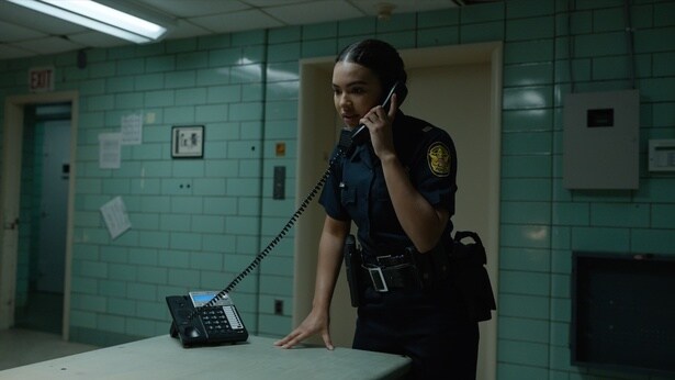 【写真を見る】女性警察官ジェシカ(ジェシカ・スーラ)の悪夢のような夜警をスリリングに活写