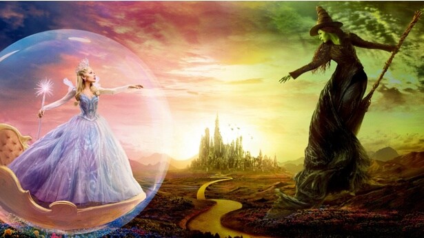 【写真を見る】エルファバ役のエリヴォと、グリンダ役のグランデの歌あわせをとらえた特別映像