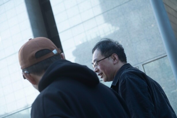 初対面ながら、じっくりトークを交わした