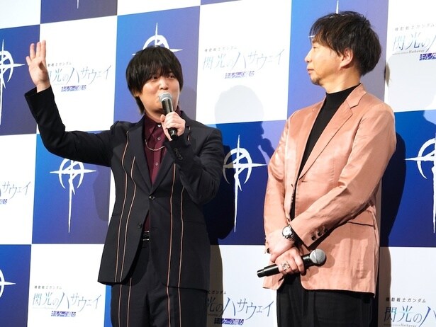 レーン・エイム役の斉藤壮馬は劇中のセリフを楽しみにしていると具体的に言われていたと話した