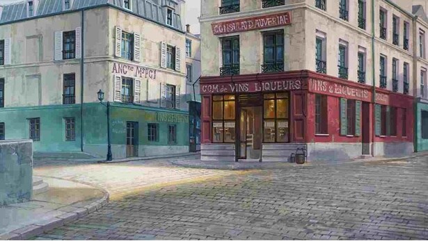 石造の建築が並ぶ街並み