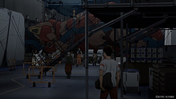 マフティーの主力であるMS、メッサー。ゲリラ戦を得意とする