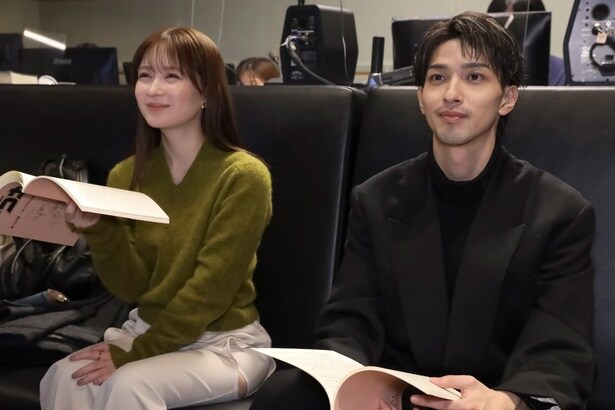 横浜流星と共にレギュラー声優陣のアフレコも見学した畑