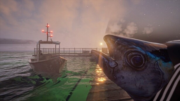 海に出て銛漁を行っていくシミュレーションゲーム「ウミガリ」