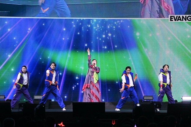 高橋洋子によるスペシャルライブ「EVANGELION FLASHBACK」の様子