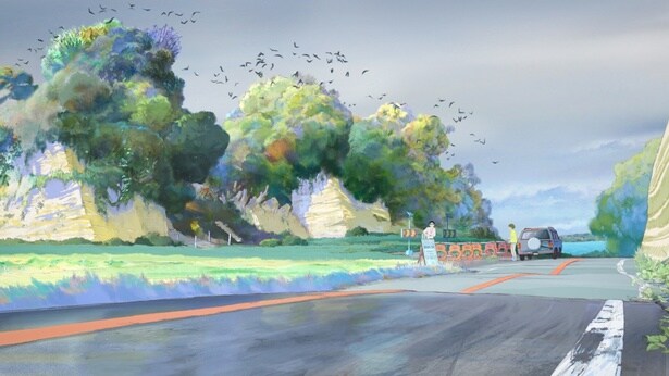 風に揺れる木々など、繊細な自然描写が映し出される