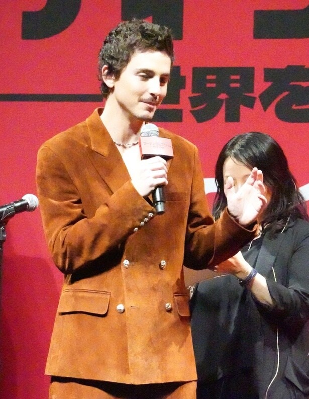 日本で撮ることに意味があったと語ったティモシー・シャラメ