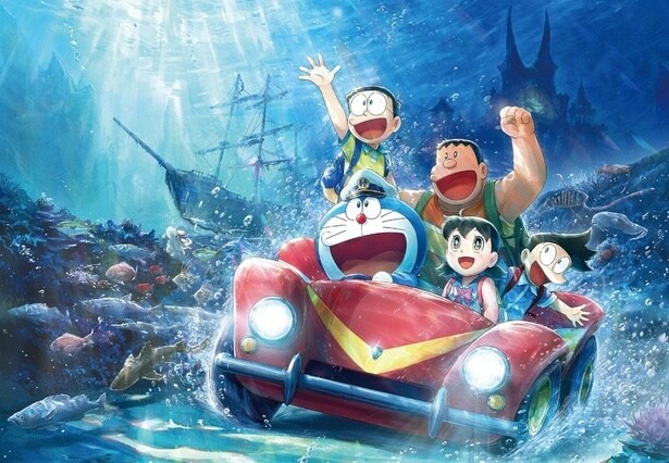 V2達成の『映画ドラえもん のび太の新・海底鬼岩城』は、興収14億円を突破